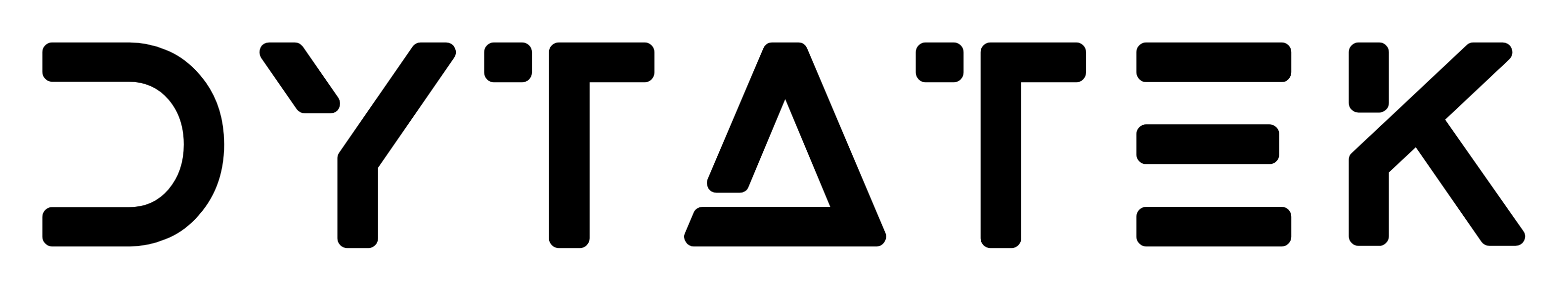 Dytatek Black Logo